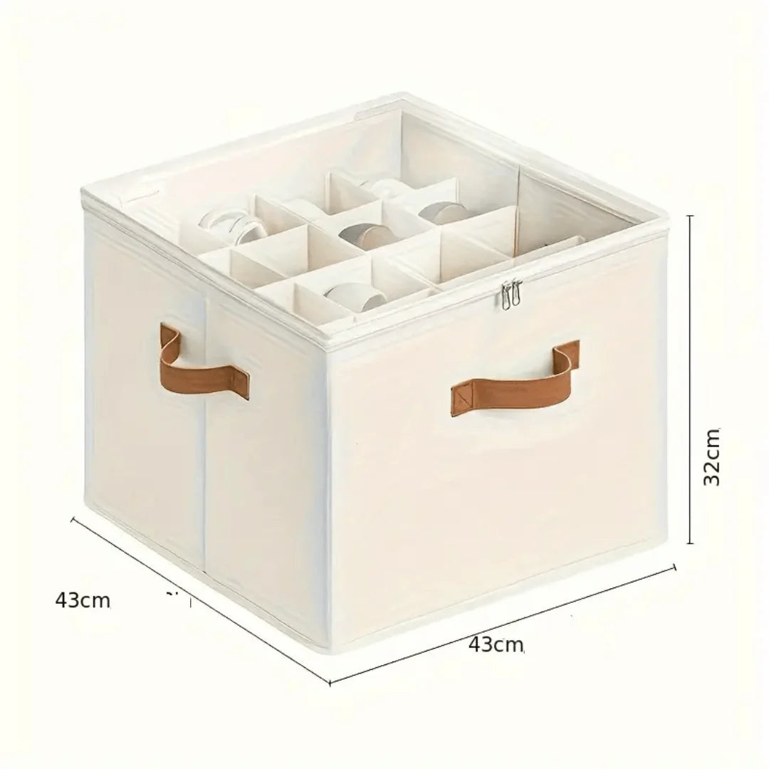 Multipurpose Transparent Storage Box With Handles