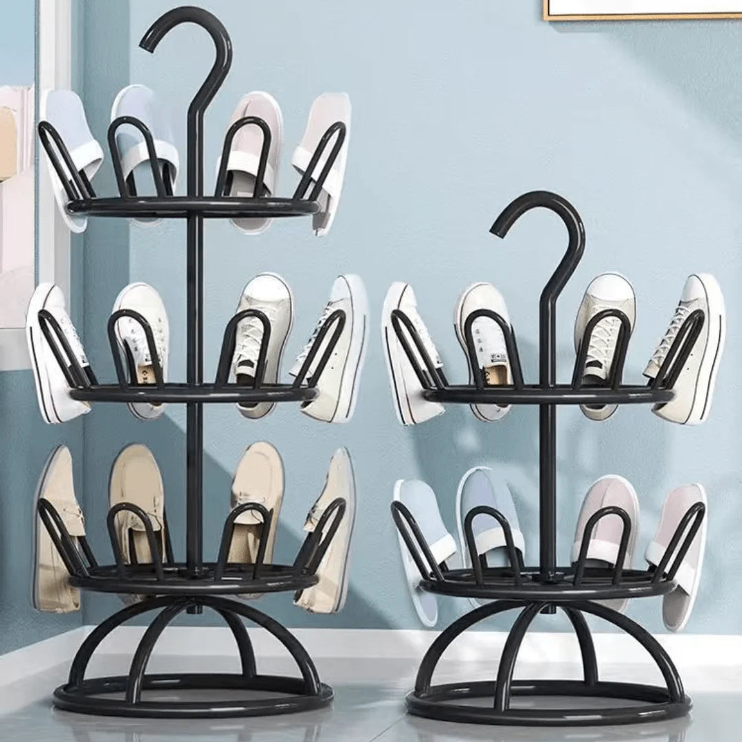 Multifunctional Multi-Layer Iron Shoe Drying and Storage Rack