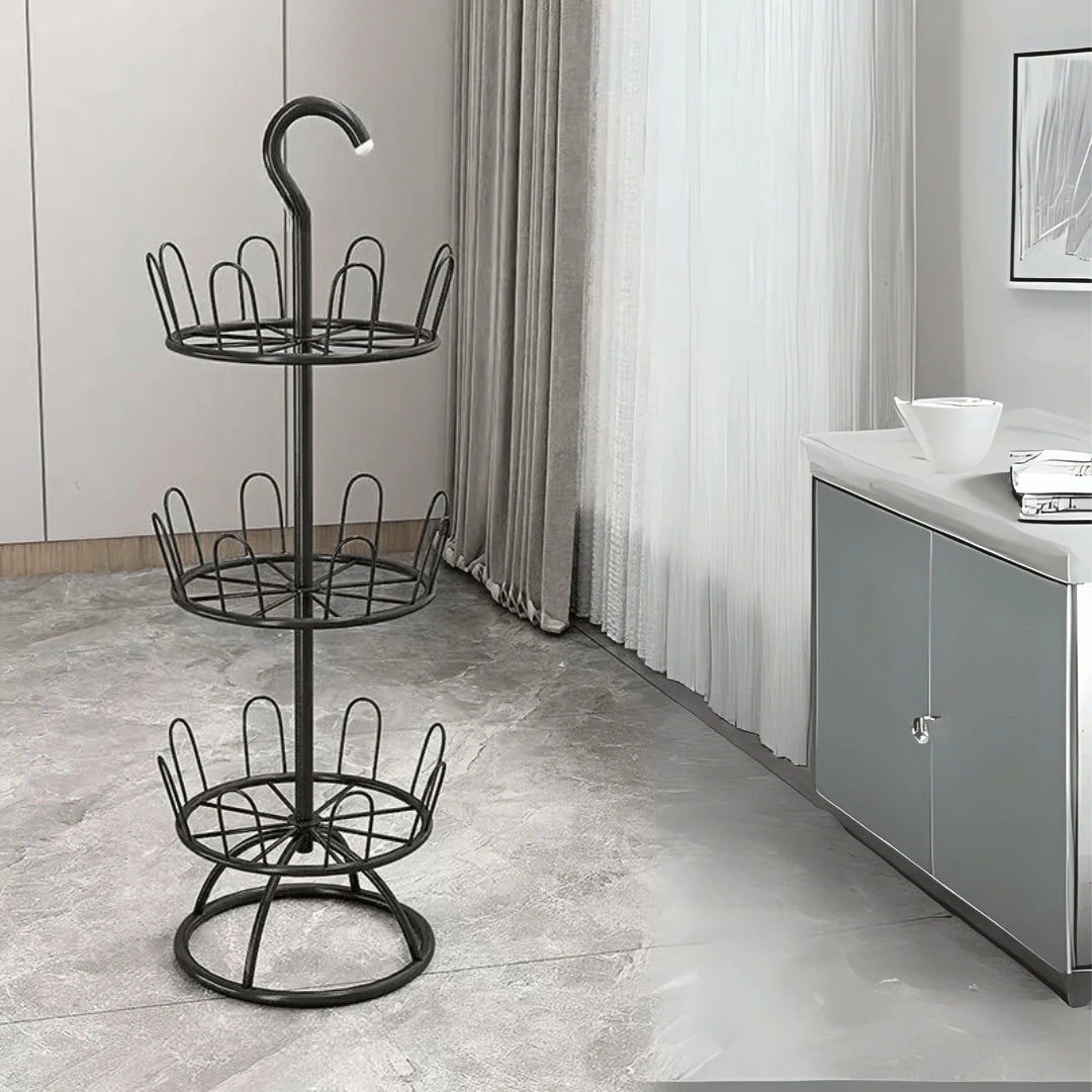 Multifunctional Multi-Layer Iron Shoe Drying and Storage Rack