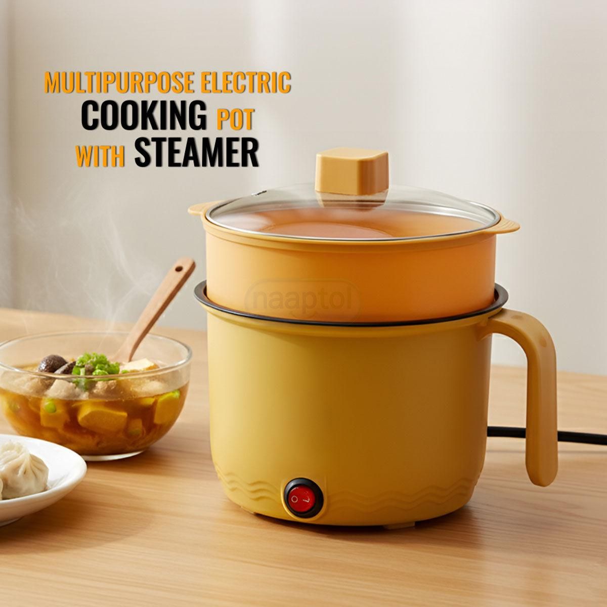 Multi-Functional Electric Cooker: Perfect for Dorms, Frying, Cooking, and Steaming