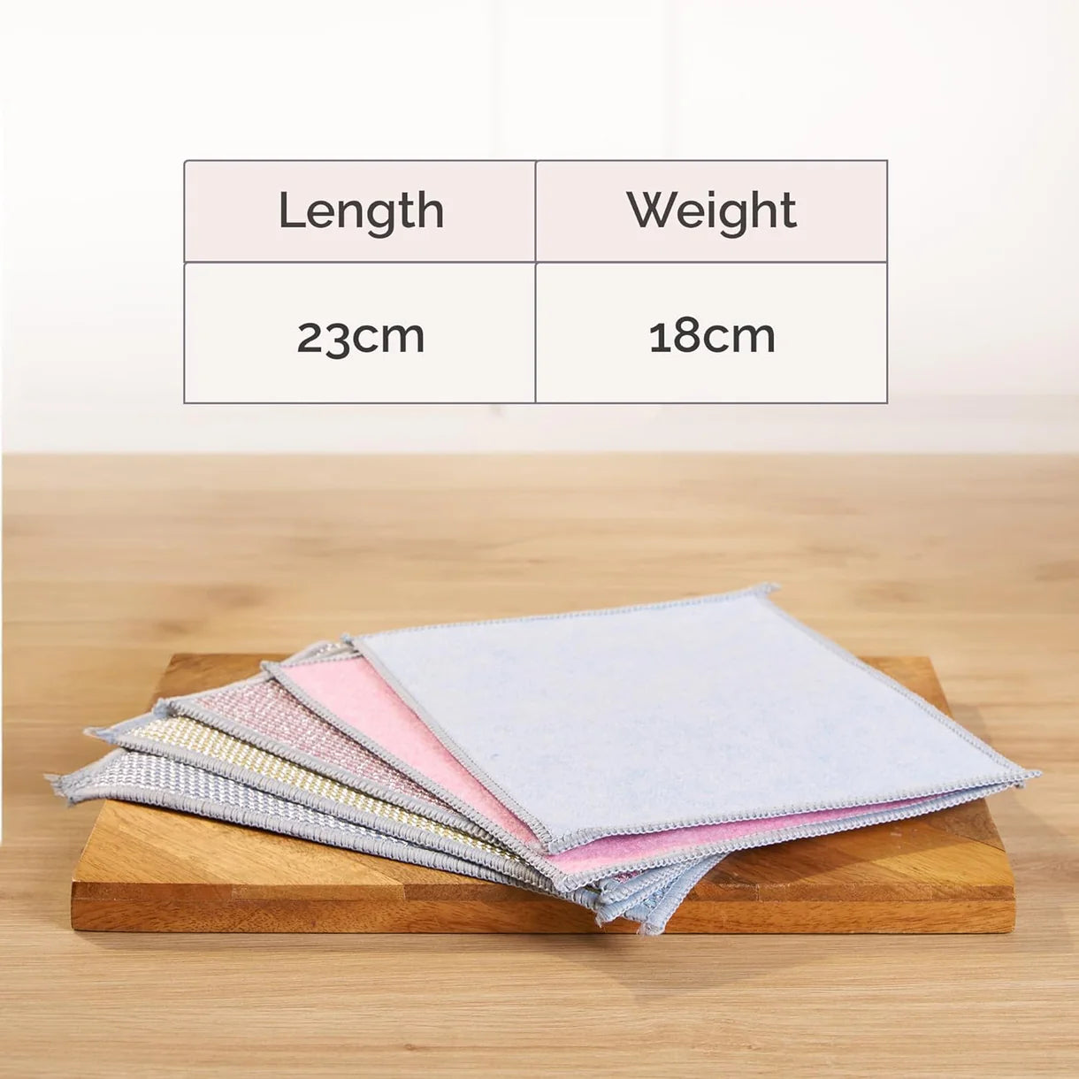 Dual-Sided Wire & Microfiber Reusable Dish Wash Cloth