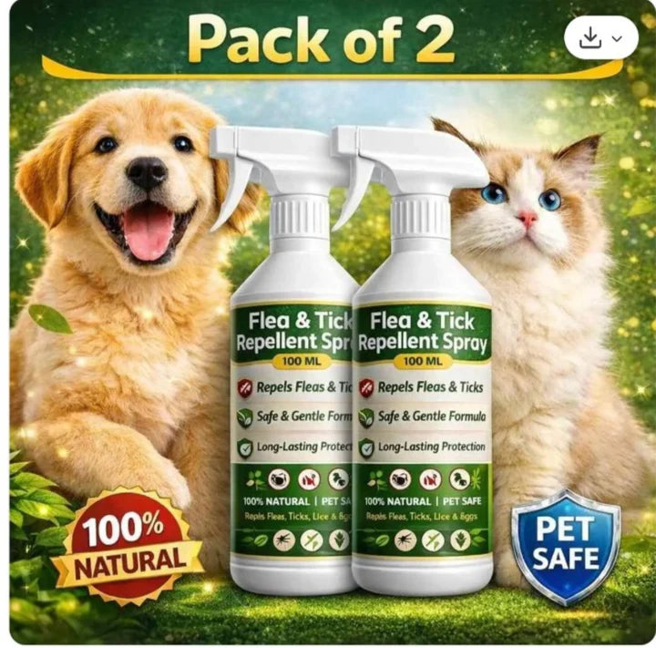 Flea and tick repellent spray for cats and dogs🐶(Buy1 get 1 free)