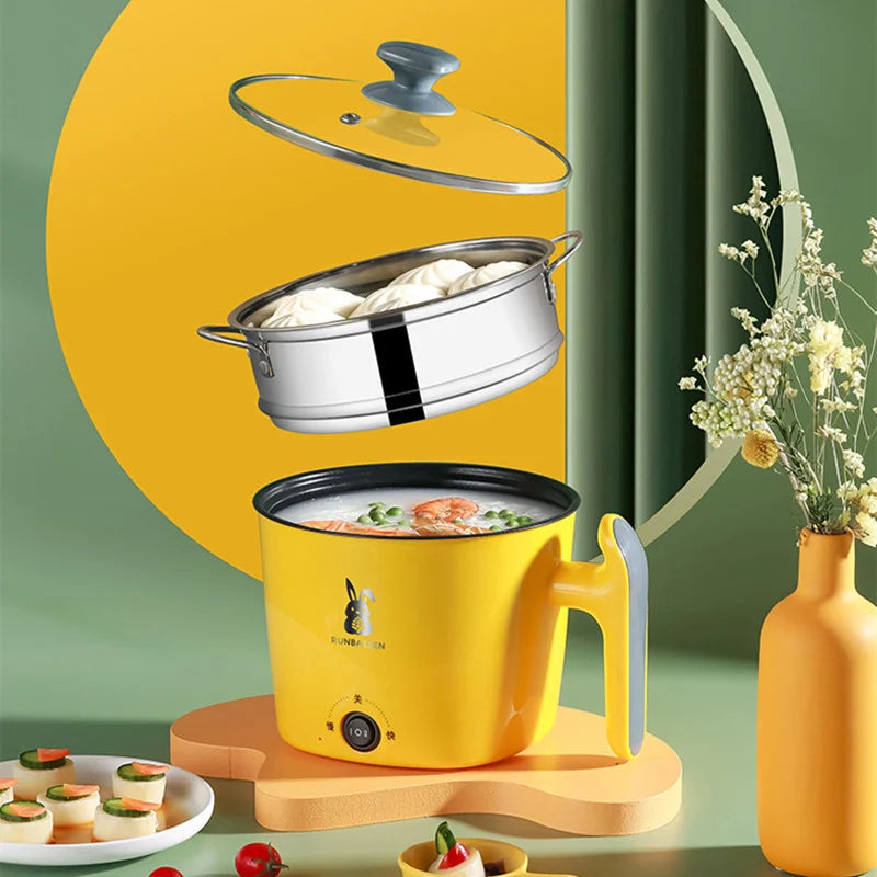 Multi-Functional Electric Cooker: Perfect for Dorms, Frying, Cooking, and Steaming